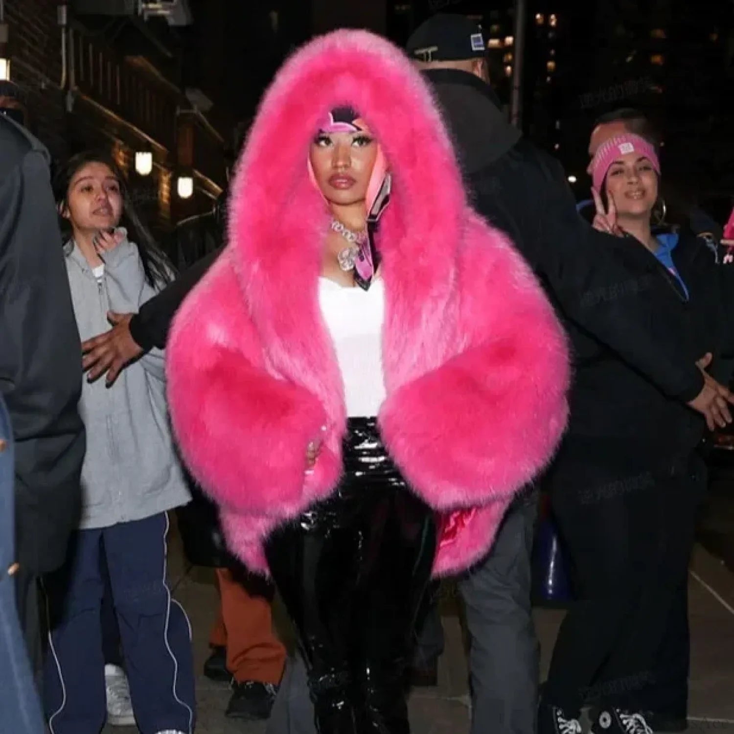 Eco-Friendly ImiTation Fox Hooded Coat image 2