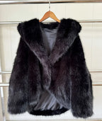 Eco-Friendly ImiTation Fox Hooded Coat image 6