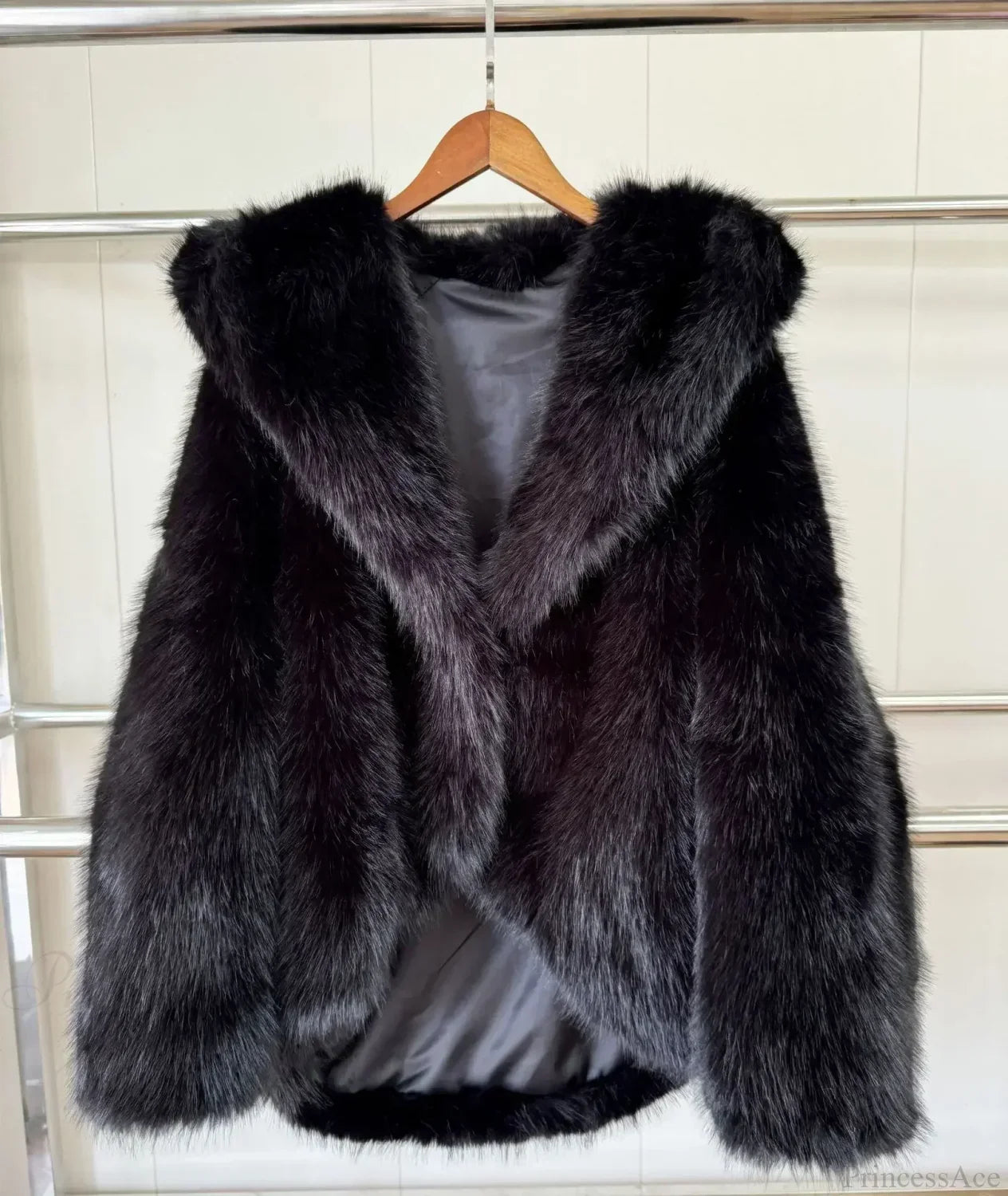 Eco-Friendly ImiTation Fox Hooded Coat image 6