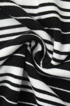 Colorblock Striped Polo Knit Sweater image 10