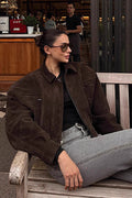 Vintage Cropped Utility Jacket image 2