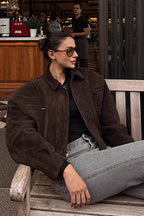 Vintage Cropped Utility Jacket image 2