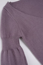 V Neck Floral Jacquard Sweater image 7