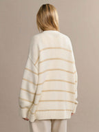 Striped Loose Knit Cardigan image 10