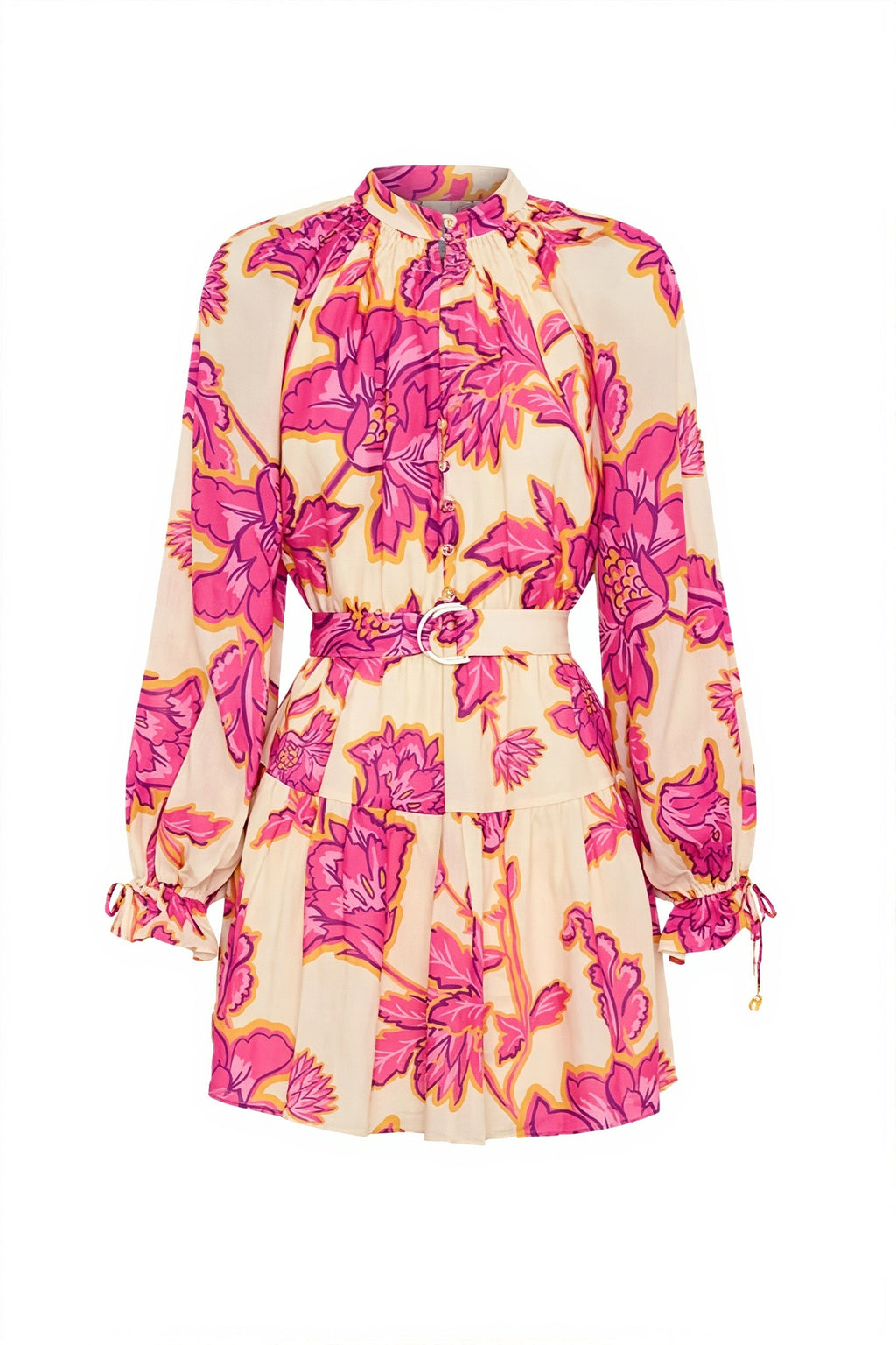 Sexy All Over Print Long Sleeve Slim Mini Dress image 5