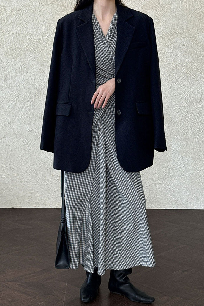 Split Back Relaxed Fit Blazer image 12