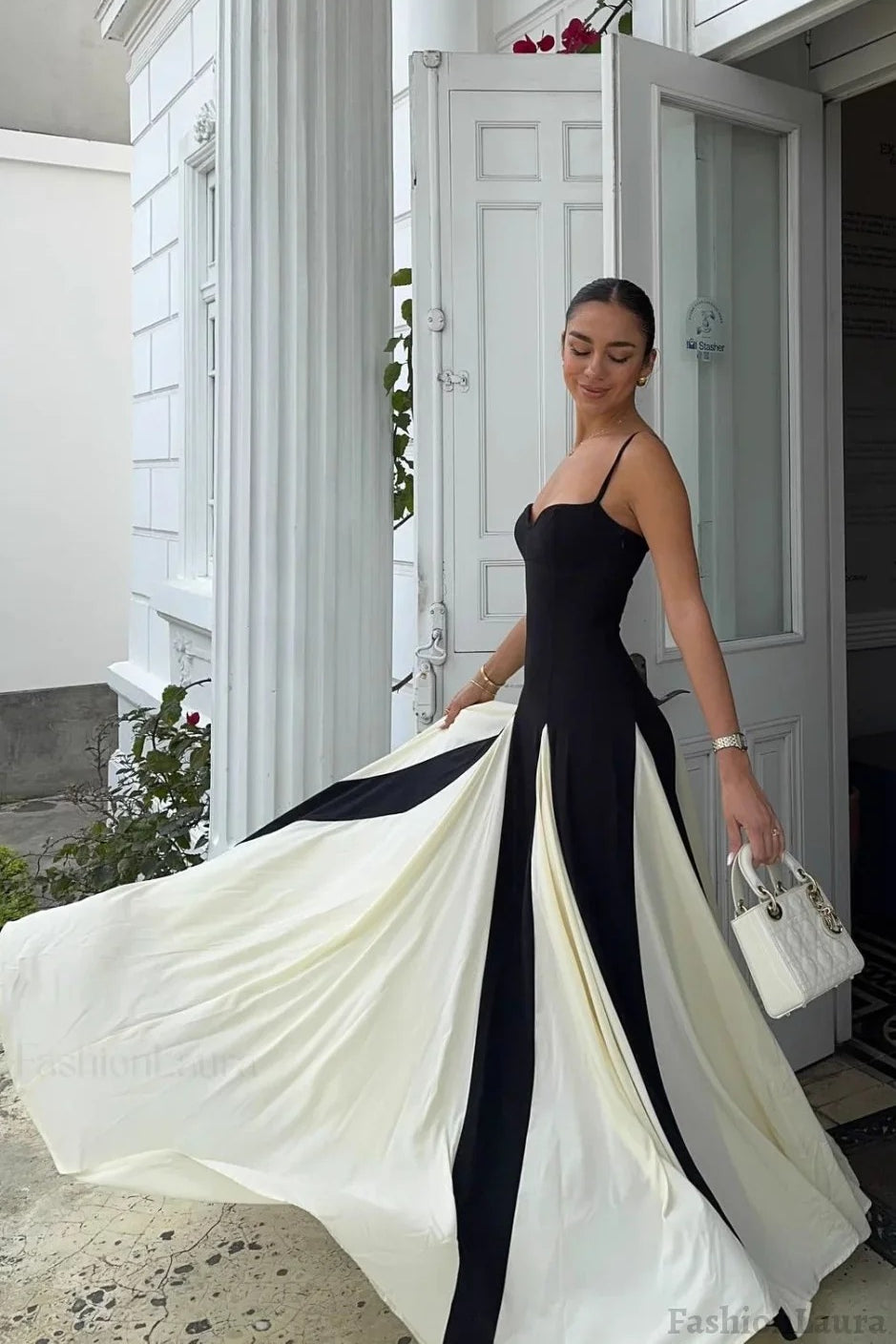 Colorblock Cami Maxi Dress image 6