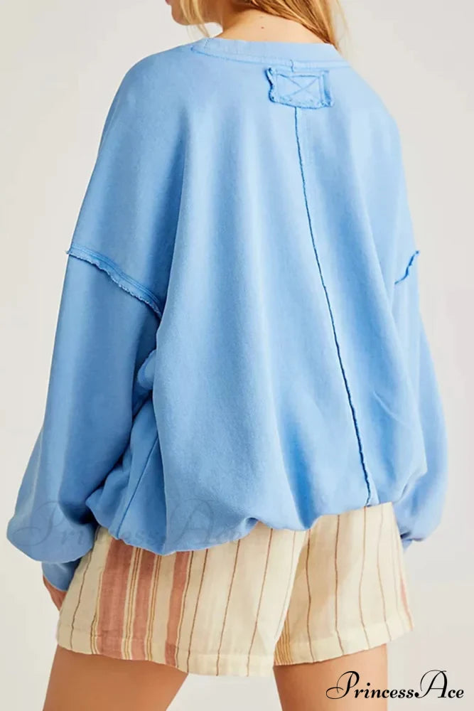 Edge Raw Neck Crew Sweatshirt image 3