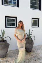 Off Shoulder Floral Maxi Dress image 4