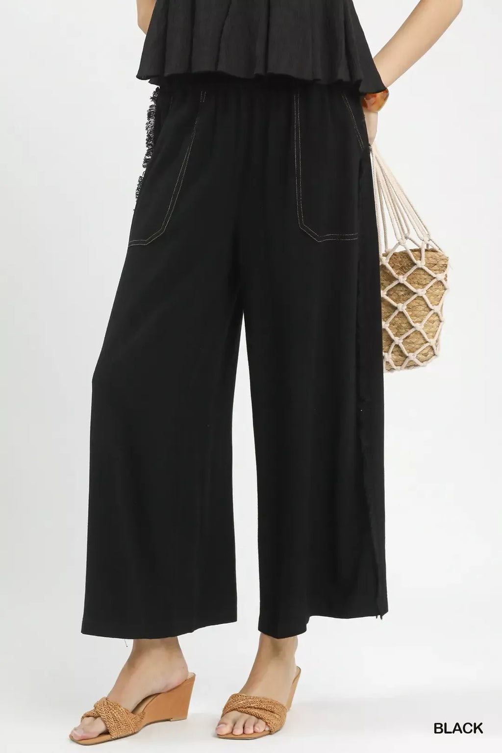 Laurel Linen Trousers styled for Avrienne