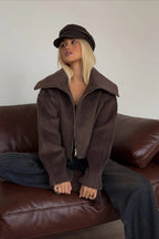 Relaxed Fit Lapel Casual Jacket image 3