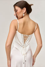 Elegant Cami Backless Maxi Party Dress image 17