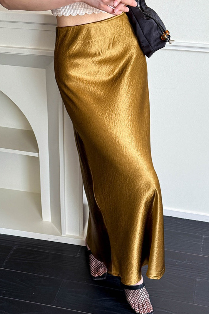 Drapey High - Waist Sheath Fishtail Skirt image 6