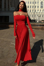 Halter Neck Ball Gown Formal Dress image 1