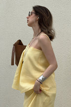 Sleeveless Casual Cami Mermaid Skirt Set image 6