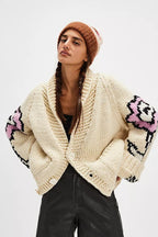 Graphic Print Cardigan image 1