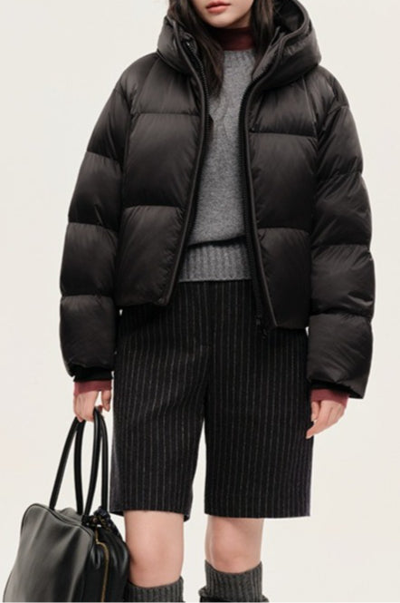 Cozy Hooded Insulated Puffer Jacket image 1