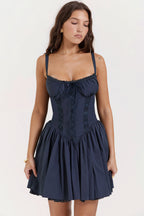 Elegant Lace Patchwork Cami Mini Dress image 3
