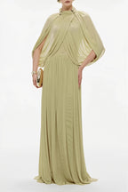 Elegant Cross Ruffle Maxi Dress image 3