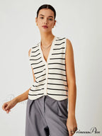 Effortless Charming Stripe Vest image 5