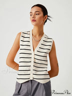 Effortless Charming Stripe Vest image 2