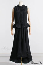 Elaine Pink Sleeveless Charming Ruffle Mermaid Set image 15