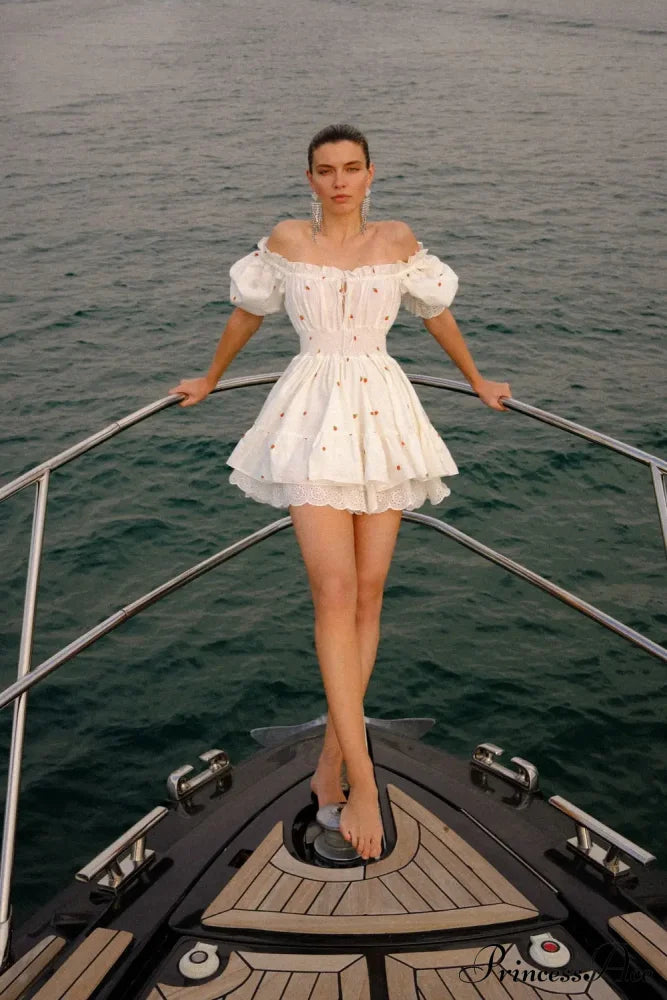 Elara Puff Stylish Sleeve Mini Dress image 6