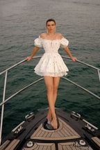 Elara Puff Stylish Sleeve Mini Dress image 6