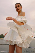 Elara Puff Stylish Sleeve Mini Dress image 7