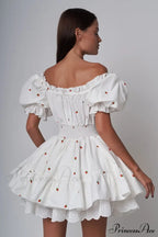 Elara Puff Stylish Sleeve Mini Dress image 5