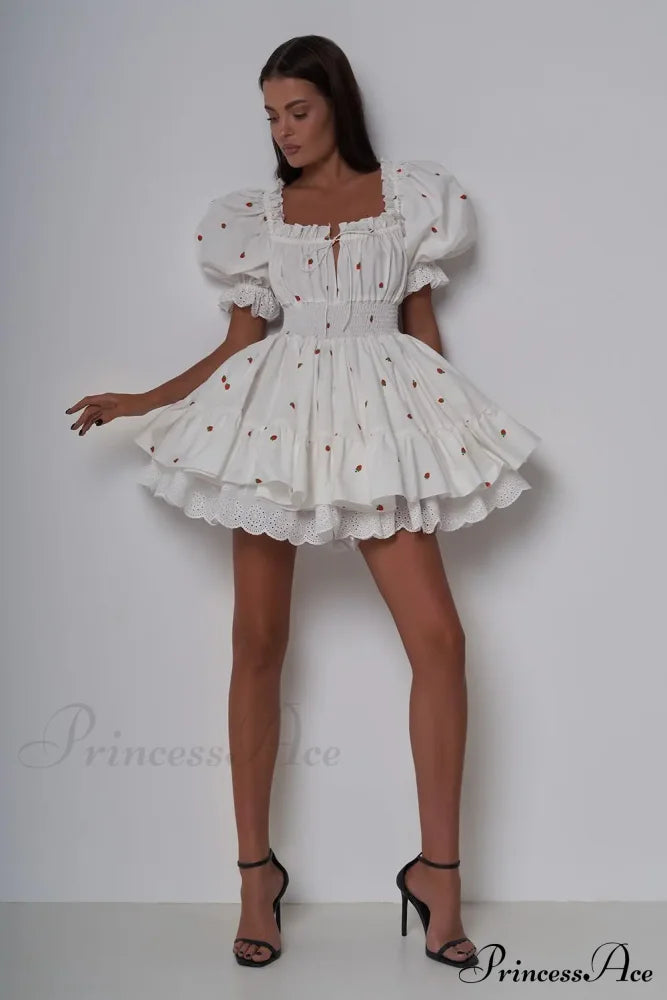Elara Puff Stylish Sleeve Mini Dress image 4