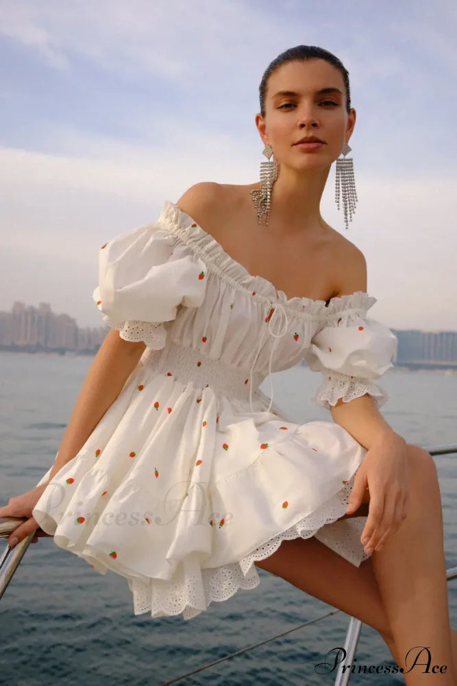 Elara Puff Stylish Sleeve Mini Dress image 8