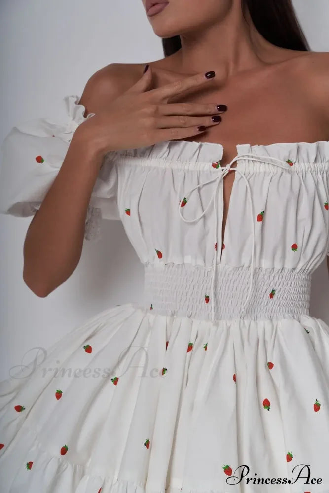 Elara Puff Stylish Sleeve Mini Dress image 3