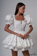 Elara Puff Stylish Sleeve Mini Dress image 1