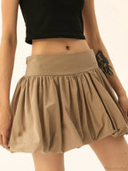 Elastic Waist Bubble Style Skirt image 3