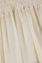 Elastic Waist Ruching A-Line Skirt image 6