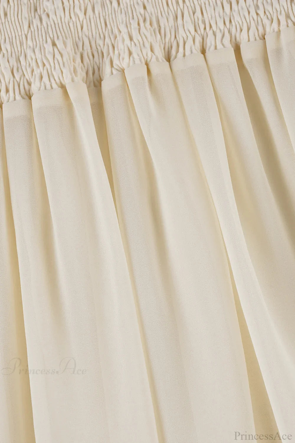 Elastic Waist Ruching A-Line Skirt image 6