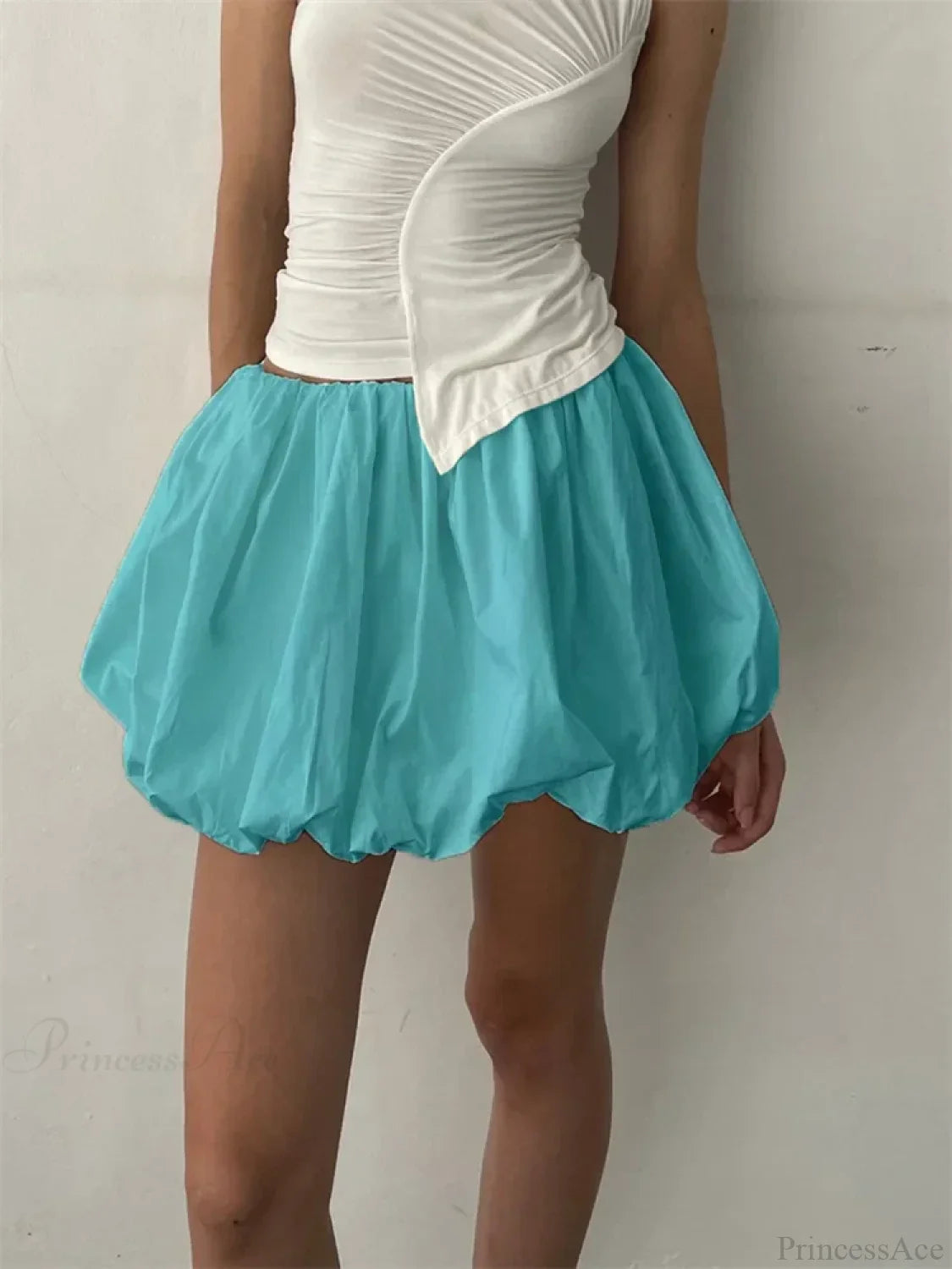 Elastic Waist Solid Tutu Skirt image 6