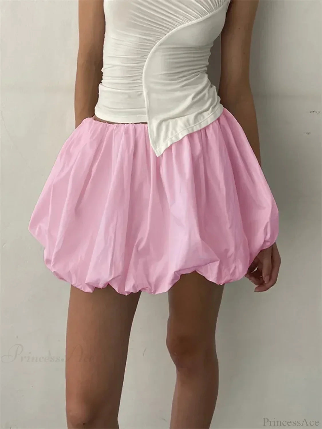 Elastic Waist Solid Tutu Skirt image 5