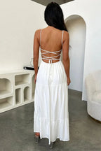 Elegant Bandage A-line Vacation Dress image 3