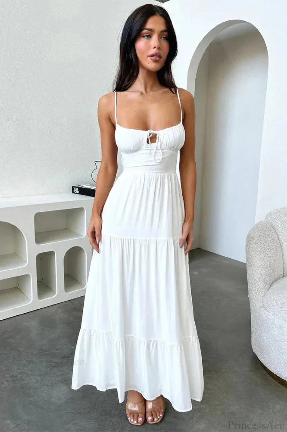 Elegant Bandage A-line Vacation Dress image 2