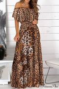 Elegant Bandeau Graceful Floral Maxi Dress image 5