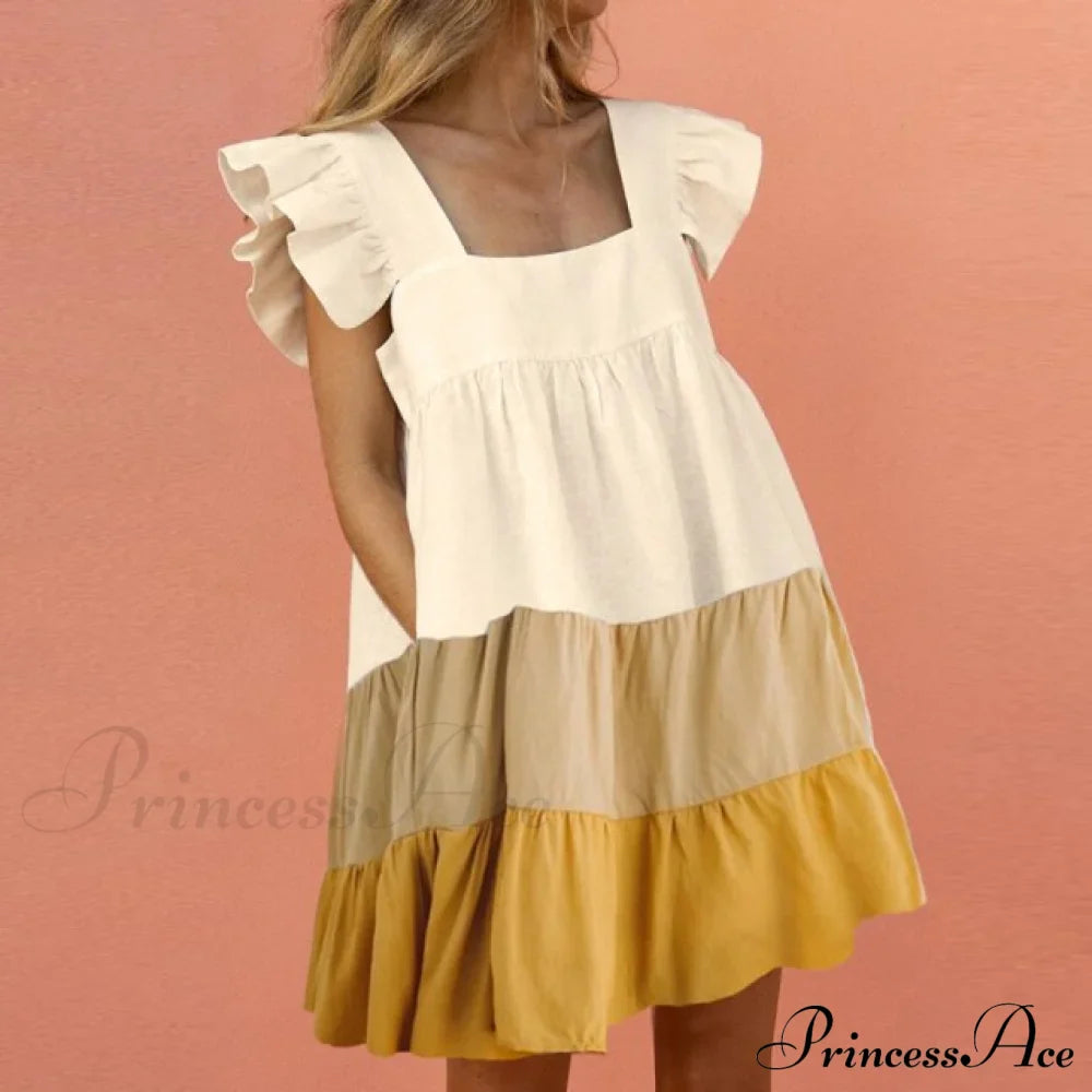 Elegant Butterfly Sleeve Beach Party Dress image 5