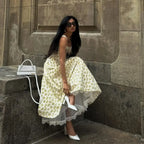 Elegant Floral Print Summer Midi Dress image 4