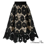 Elegant Flower Hollow Out Lace Skirts image 1