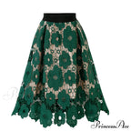 Elegant Flower Hollow Out Lace Skirts image 4