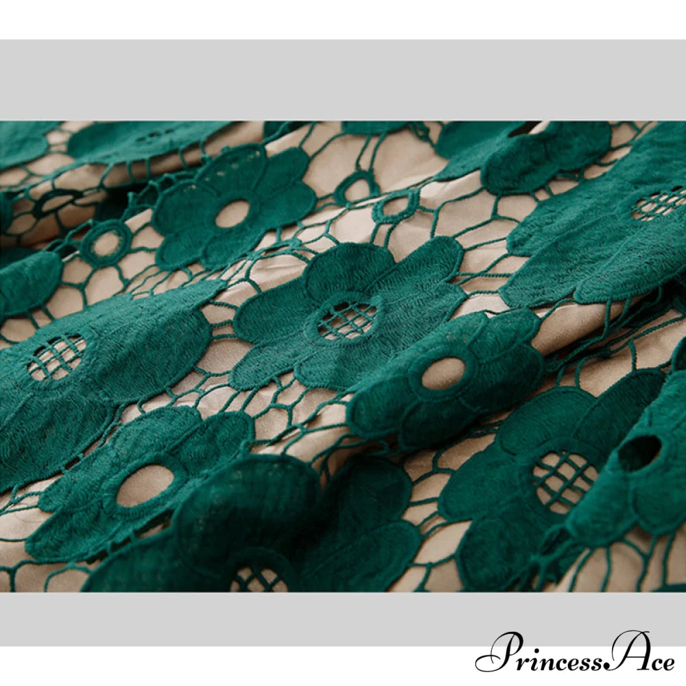 Elegant Flower Hollow Out Lace Skirts image 5