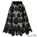 Elegant Flower Hollow Out Lace Skirts image 7