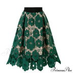 Elegant Flower Hollow Out Lace Skirts image 2