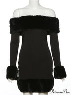Elegant Fluffy Strapless Mini Party Dress image 5